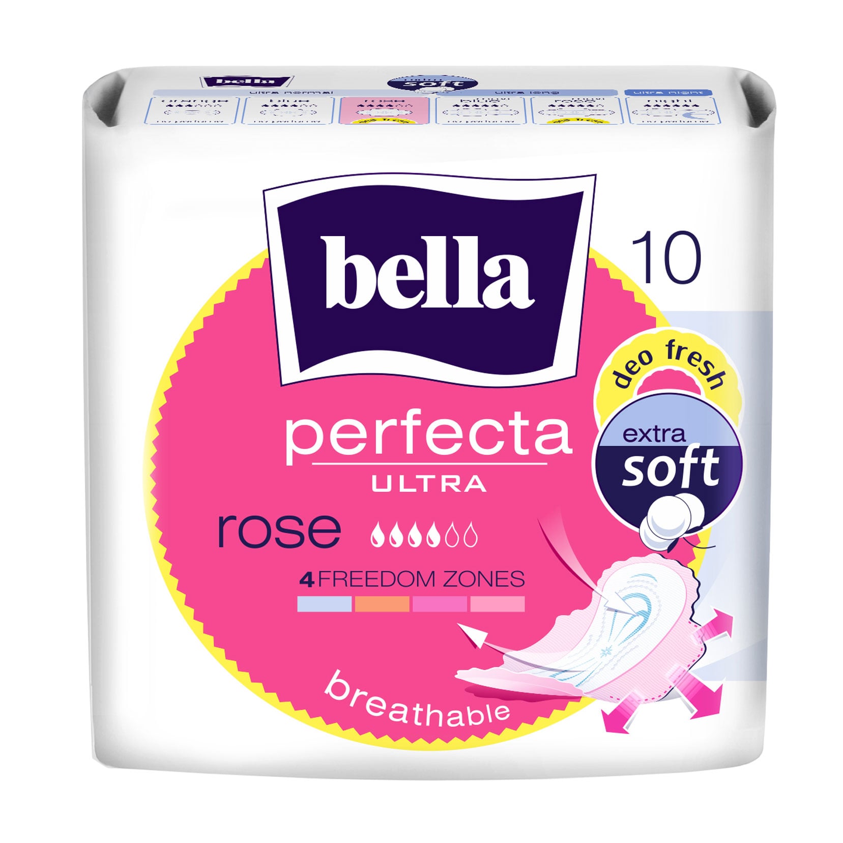 Прокладки для критичних днів Bella Perfecta Ultra Rose Deo Fresh, 10 шт